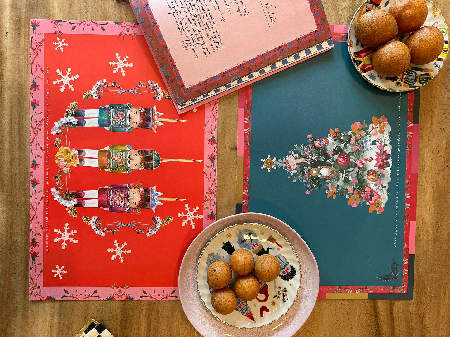 SET X 24 INDIVIDUALES DE PAPEL | NAVIDAD, EL DÍA QUE NACIÓ EL AMOR - Marlene Montaner