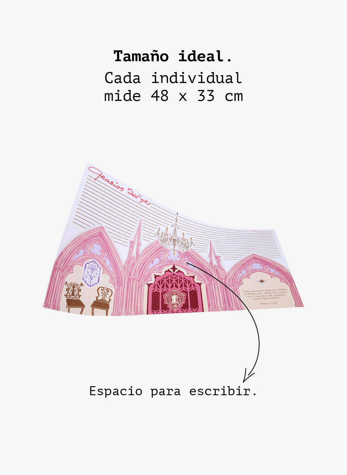 SET DE INDIVIDUALES - GRACIAS SEÑOR - Marlene Montaner