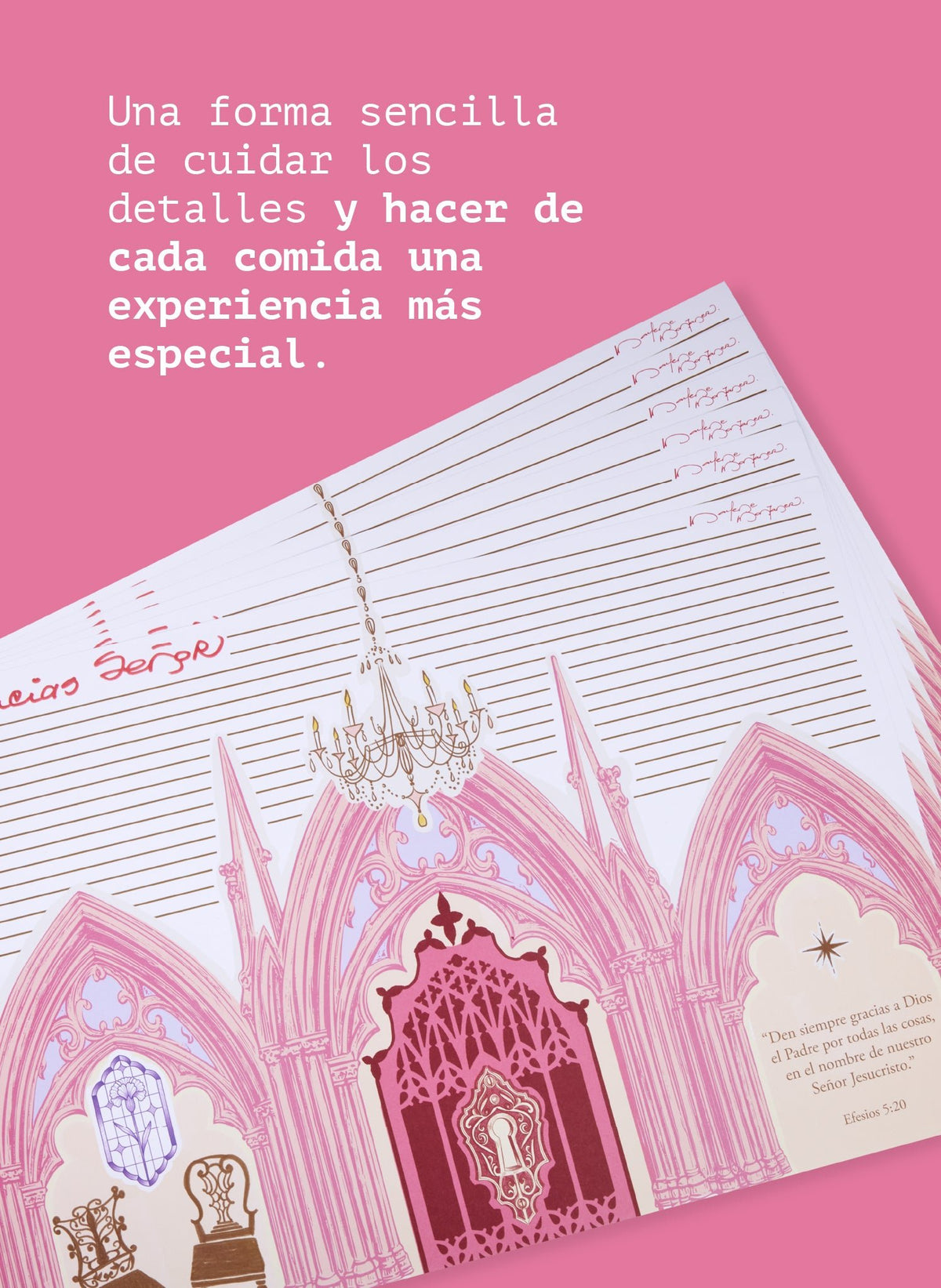 SET DE INDIVIDUALES - GRACIAS SEÑOR - Marlene Montaner